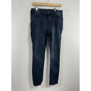 Womans Old Navy Rockstar Blue Jeans 12 Super Skinny High Rise